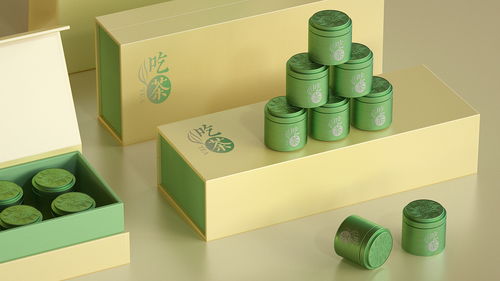 铝罐装茶叶营销产品渲染